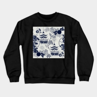 Japanese whimsical pattern Crewneck Sweatshirt